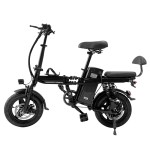 20 inch lithium battery cyclone wheel folding electric bike can be put into the trunk of the trolley 350W motor
